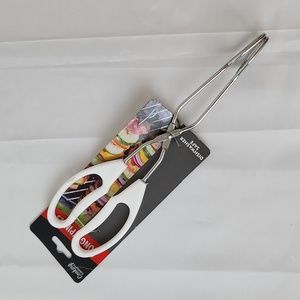 Cooking Tongs Stainless  Steel Kitchen Utensils NWT